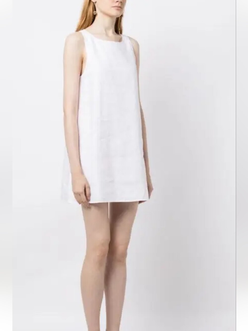 Reformation Jessi Sleeveless Linen Shift Dress Sz 10